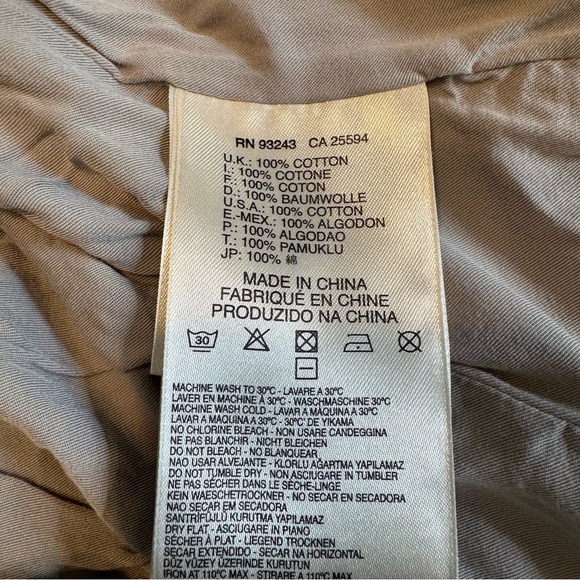 Diesel Women’s Chevron Light Gray Racer Moto Cotton Knit Jacket Size XS - Picture 8 of 8